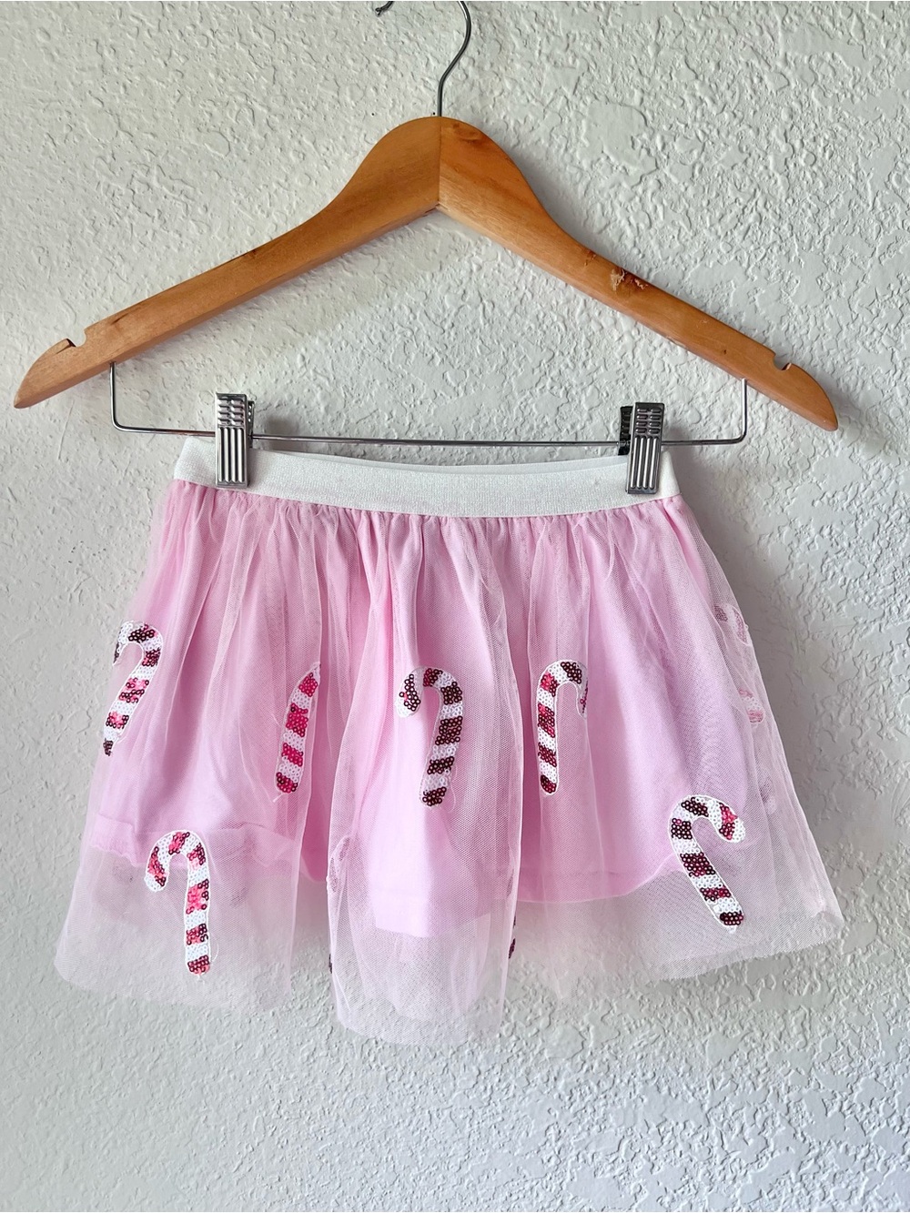 Sweet Wink Boutique Pink Candy Cane Christmas Sequin Tutu Sz 4-6